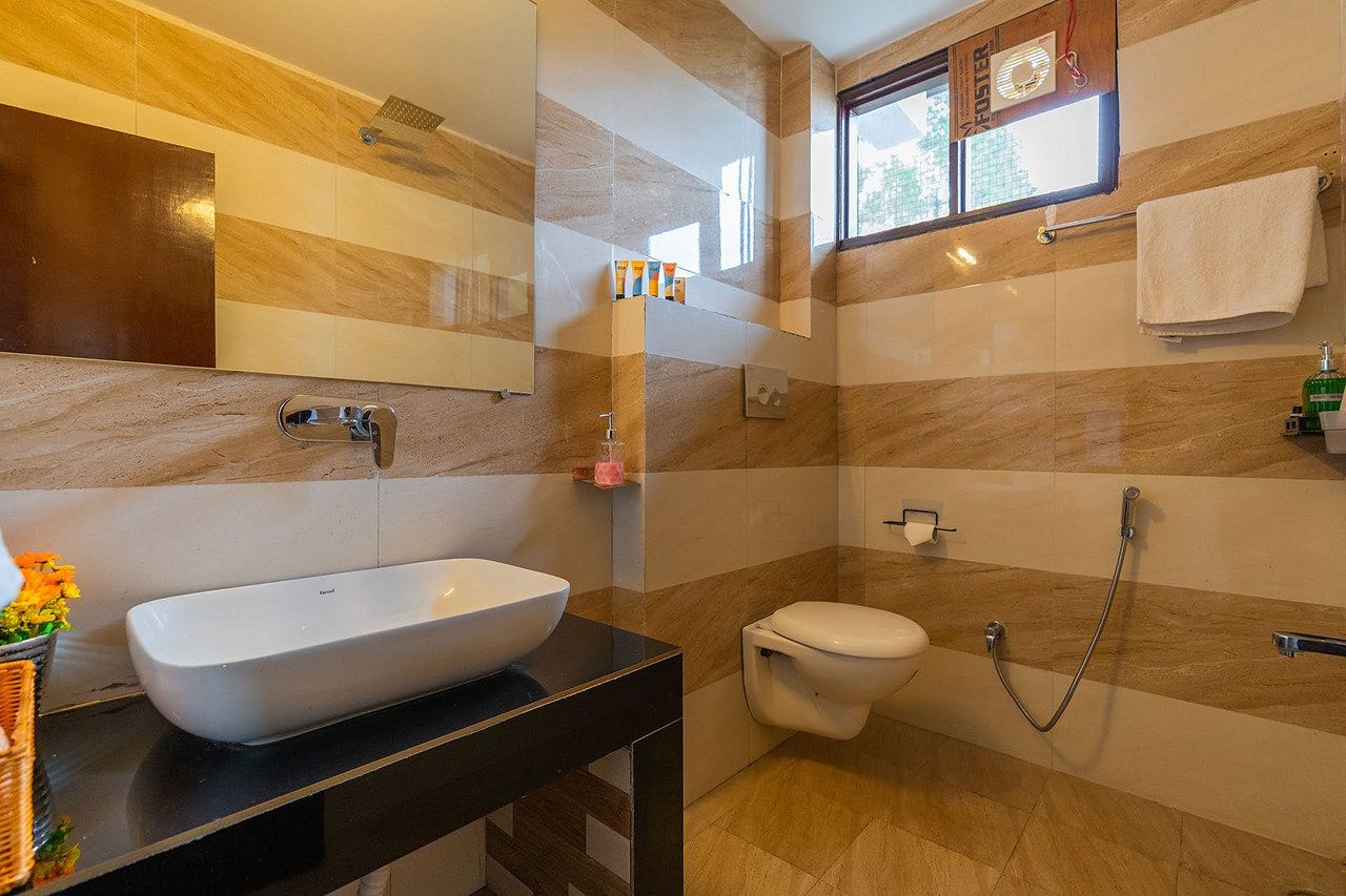 The bathroom